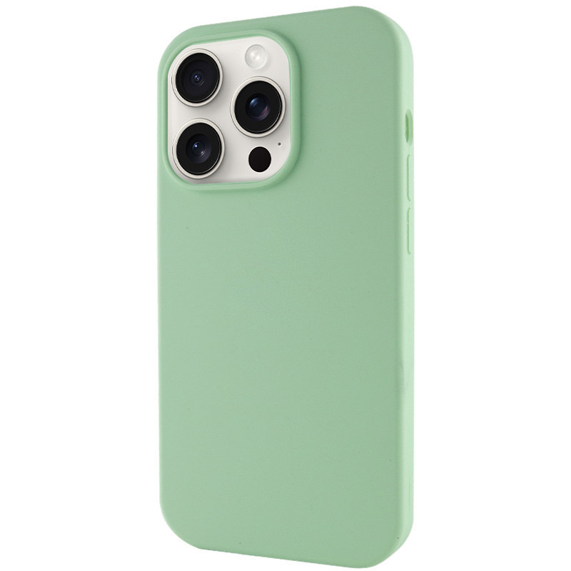 Фото Чехол Silicone Case Full Protective (AA) NO LOGO для Apple iPhone 14 Pro (6.1") (Зеленый / Pistachio) на vchehle.ua