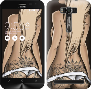 

Чехол Девушка с татуировкой для Asus ZenFone 2 Laser ZE500KL 644480
