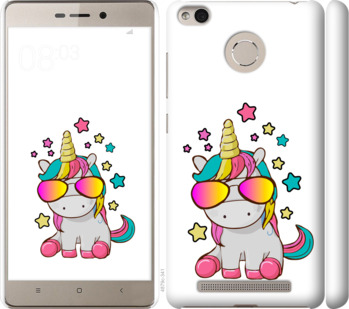 

Чехол Единорог в очках для Xiaomi Redmi 3s 911808