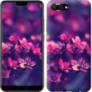 Чохол Пурпурні квіти на Huawei Honor 10