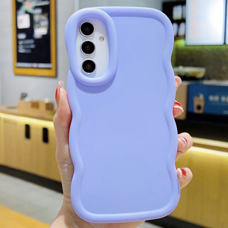 Купити Чохол TPU Ripple на Samsung Galaxy A35 (Lilac Blue) на vchehle.ua