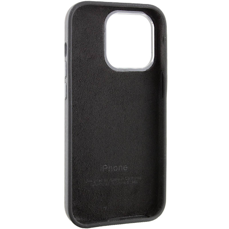 Купить Чехол Silicone Case Metal Buttons (AA) для Apple iPhone 13 Pro (6.1") (Черный / Black) на vchehle.ua