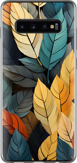 

Чохол Кольорове листя на Samsung Galaxy S10 Plus 1629642