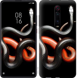 

Чехол Красно-черная змея на черном фоне для Xiaomi Redmi K30 876535