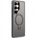 TPU+PC чехол Magnetic Safe Colorful HQ Ring для Samsung Galaxy S25 Ultra (Grey)