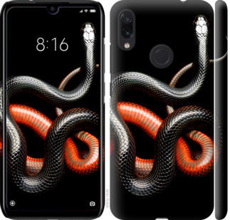 

Чехол Красно-черная змея на черном фоне для Xiaomi Redmi Note 7 Pro 699862