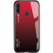 TPU+Glass чохол Gradient HELLO на Huawei Y6p (Червоний)