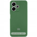 Чехол Silicone Cover Lakshmi Full Camera (AA) with logo для Xiaomi Redmi Note 14S (Зеленый / Dark green)