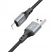 Фото Дата кабель Hoco X86 Spear USB to MicroUSB (1m) (Black) на vchehle.ua