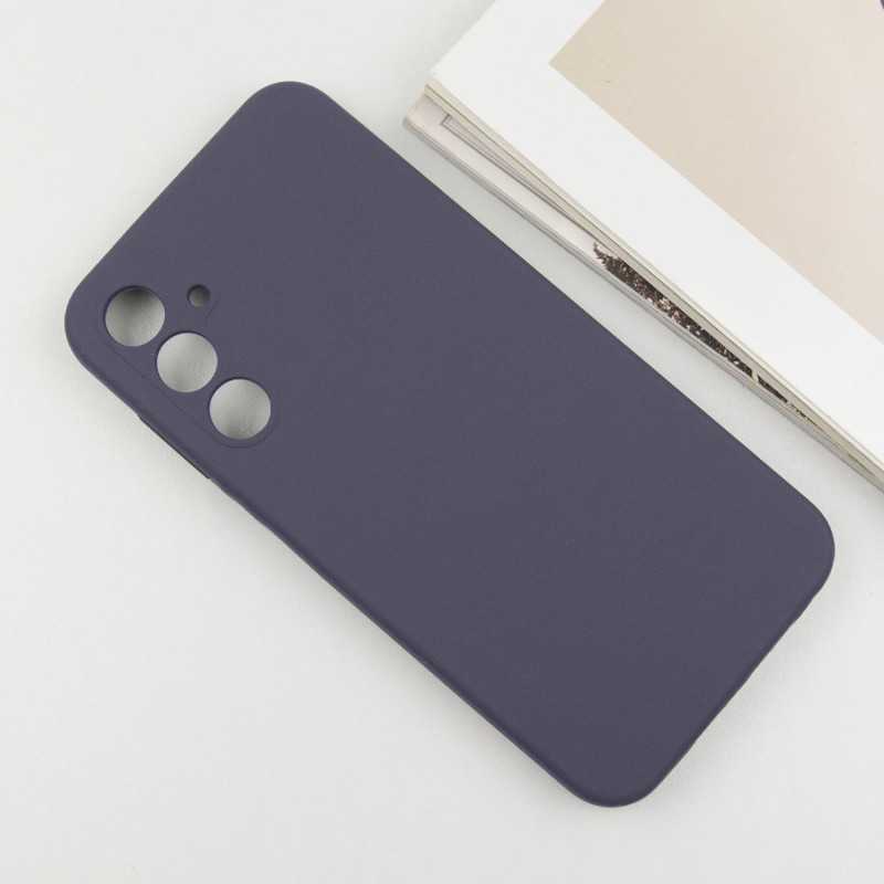 Купить Чехол Silicone Cover Lakshmi Full Camera (AAA) для Samsung Galaxy A36 5G (Серый / Dark Gray) на vchehle.ua