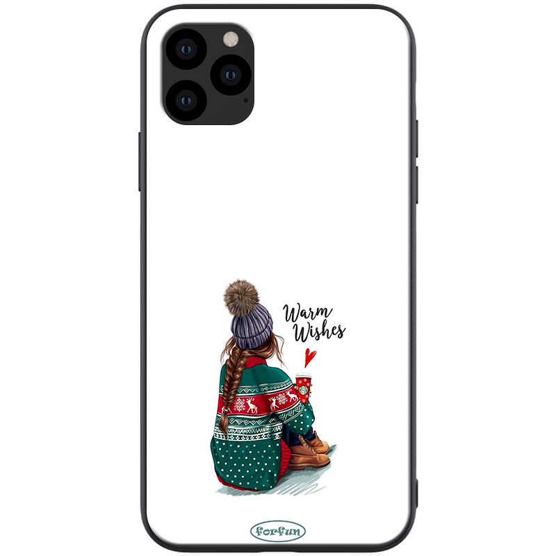 

TPU+PC чехол ForFun для Apple iPhone 11 Pro (5.8") (Warm Wishes / Белый) 788477