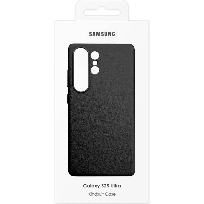 Замовити Шкіряний чохол Leather Case (AAA) на Samsung Galaxy S25 Ultra (Black) на vchehle.ua