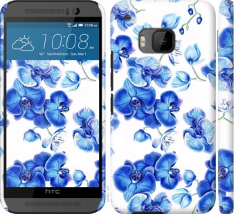 

Чохол Блакитні орхідеї на HTC One M9 724961