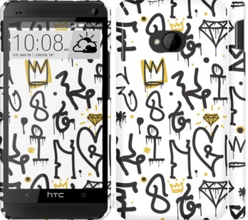 

Чохол Graffiti art на HTC One M7 745168