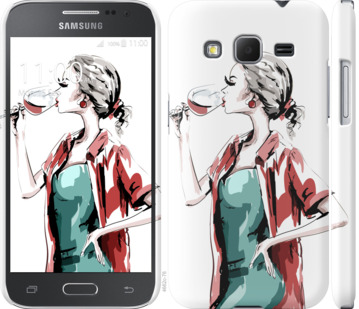 

Чохол Дівчина з келихом на Samsung Galaxy Core Prime G360H 841361