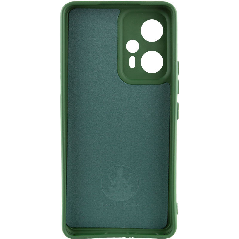 Фото Чехол Silicone Cover Lakshmi Full Camera (A) для Xiaomi Poco F5 / Note 12 Turbo (Зеленый / Dark green) на vchehle.ua