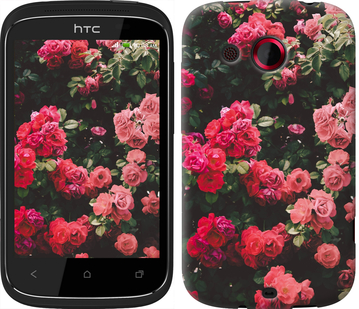 

Чохол Кущ з трояндами на HTC Desire C A320e 639182