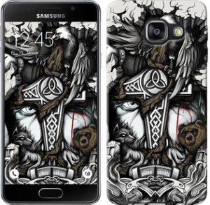 Чехол Тату Викинг для Samsung Galaxy A3 (2016) A310F