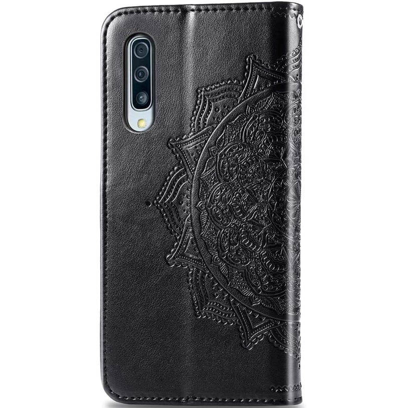 Шкіряний чохол-книжка Art Case з візитницею на Samsung Galaxy A70 (A705F) (Чорний) в магазині vchehle.ua