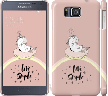 

Чохол Єдинорожки в пончике на Samsung Galaxy Alpha G850F 719138
