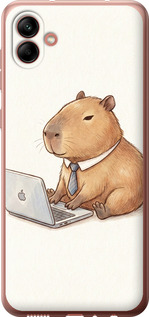 Чехол Funny Capybara CEO Working для Samsung Galaxy A04 A045F