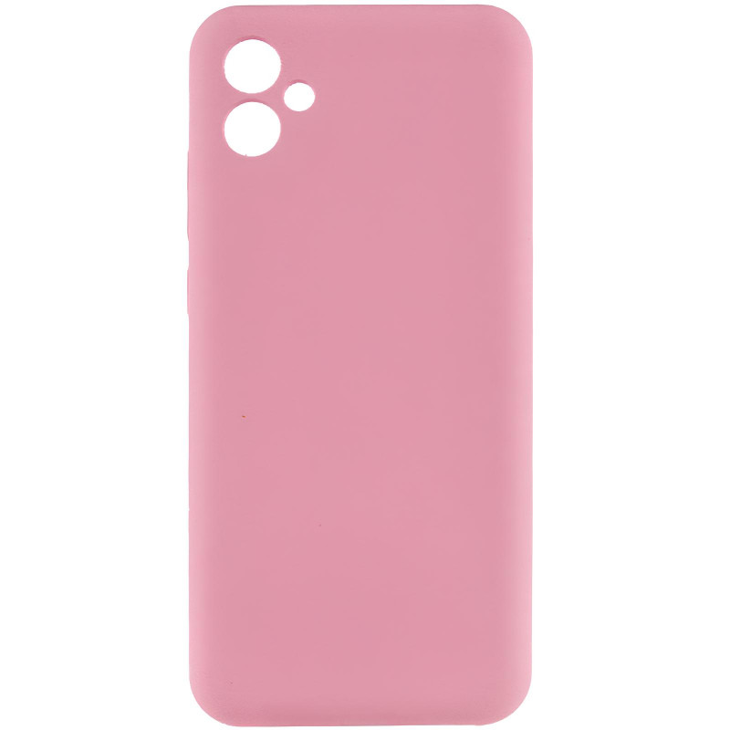 Чохол Silicone Cover Lakshmi Full Camera (AAA) на Samsung Galaxy A07 (Рожевий  / Light pink)