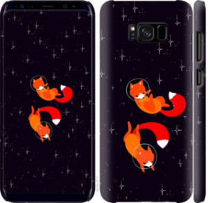 Чехол Лисички в космосе для Samsung Galaxy S8 Plus