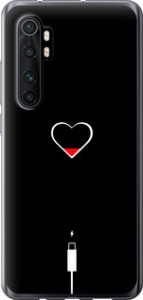 Чехол Подзарядка сердца для Xiaomi Mi Note 10 Lite