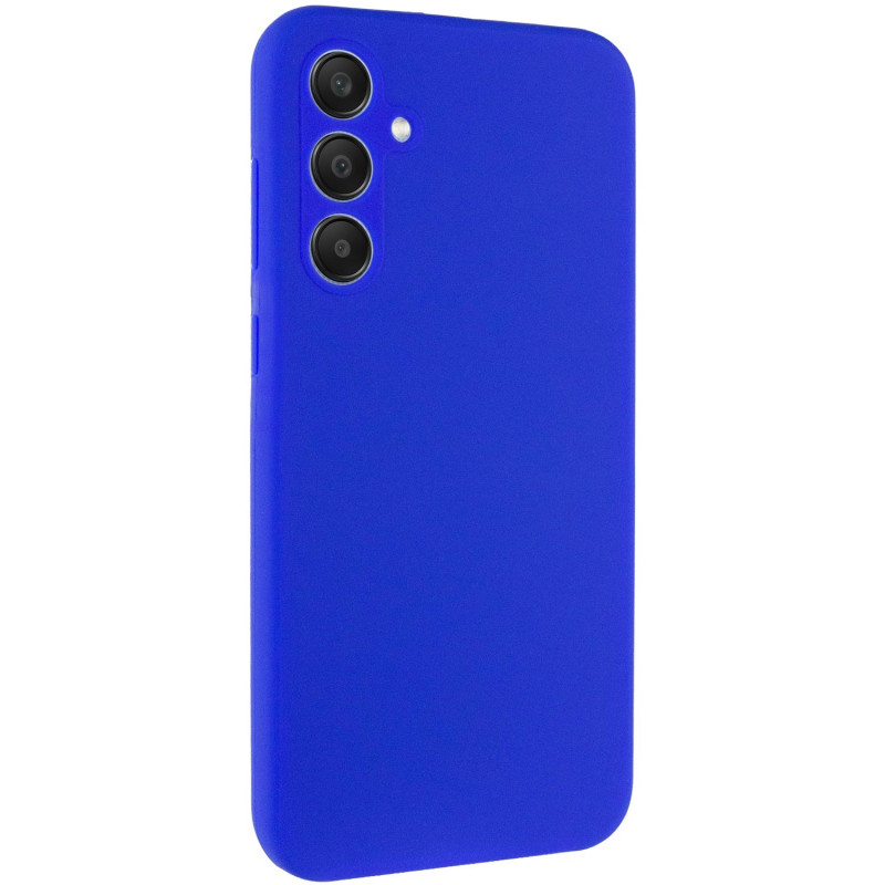 Чохол Silicone Cover Lakshmi Full Camera (AA) на Samsung Galaxy A55 (Синій / Iris)