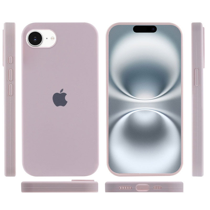 Фото Чехол Silicone Case Full Protective (AA) для Apple iPhone 16e (6.1") (Розовый / Chalk Pink) в магазине vchehle.ua
