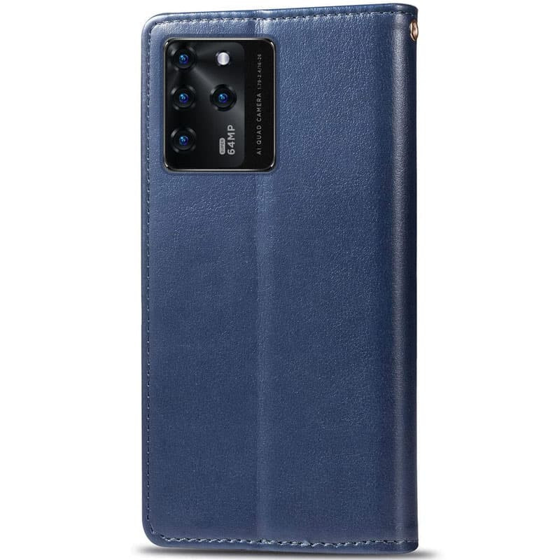 Фото Кожаный чехол книжка GETMAN Gallant (PU) для ZTE Blade V30 (Синий) на vchehle.ua