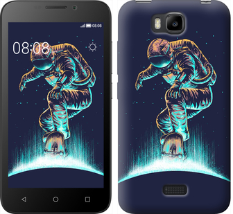 

Чехол Космонавт на скейтборде для Huawei Honor Bee 591525