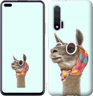 

Чехол Модная лама для Huawei Nova 6 878935