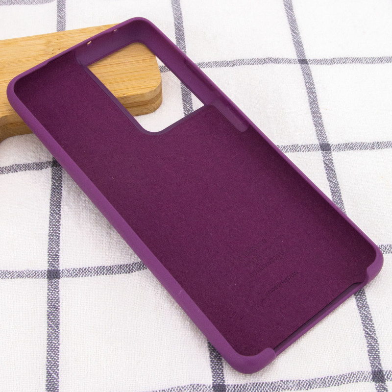 Фото Чохол Silicone Cover (AA) на Samsung Galaxy S21 Ultra (Фіолетовий / Grape) в маназині vchehle.ua