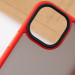 Купить TPU+PC чехол Metal Buttons для Apple iPhone 13 (6.1") (Красный) на vchehle.ua