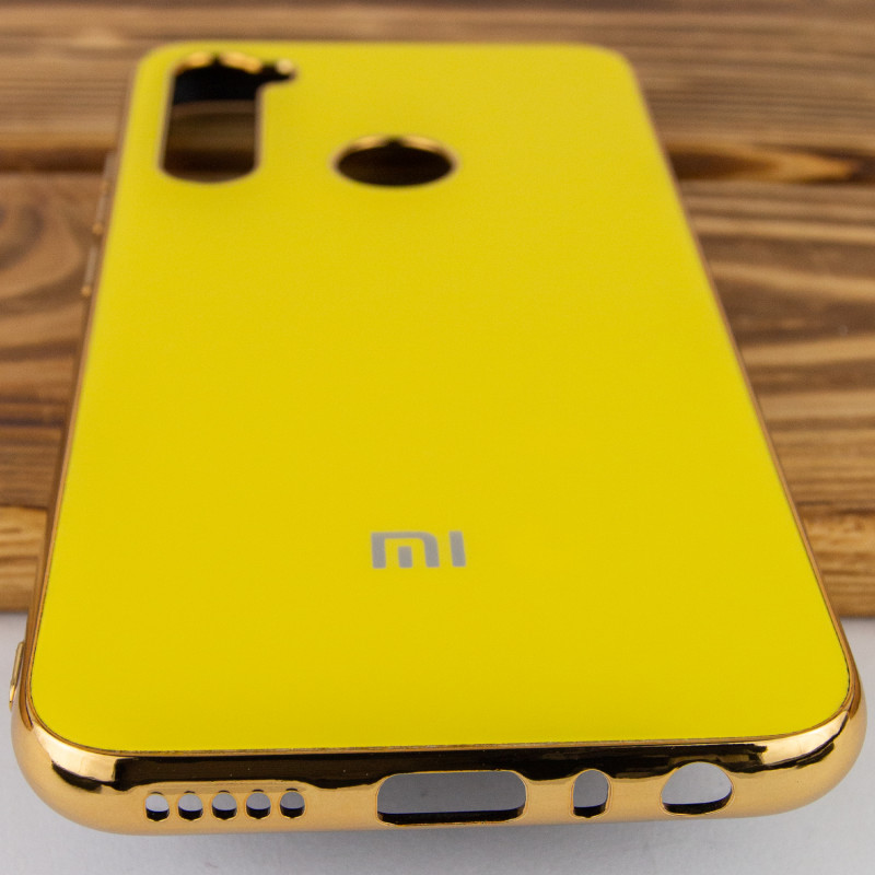 Фото TPU чохол Matte LOGO на Xiaomi Redmi Note 8 / Note 8 2021 (Жовтий / Yellow) в маназині vchehle.ua