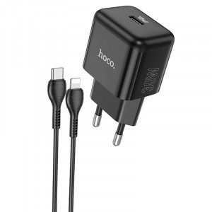 СЗУ Hoco N32 Glory PD30W (1USB-C) + кабельType-C to Lightning