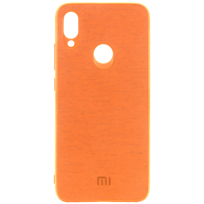 

TPU чехол Textile Logo для Xiaomi Redmi Y3 (Помаранчевий) 877156