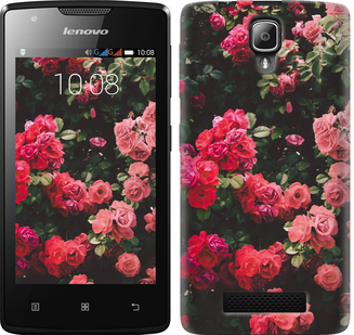 

Чехол Куст с розами для Lenovo A1000 639216