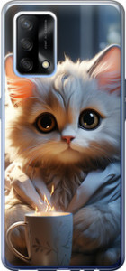 Чехол White cat для Oppo A74