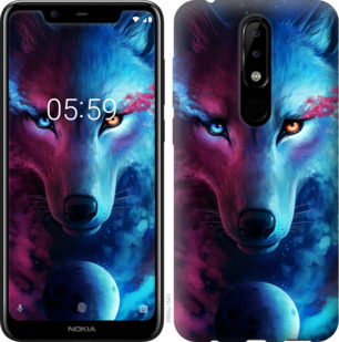 

Чохол Арт-вовк на Nokia 5.1 Plus 877978