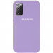 Чохол Silicone Cover Full Protective (AA) на Samsung Galaxy Note 20 (Бузковий / Dasheen)