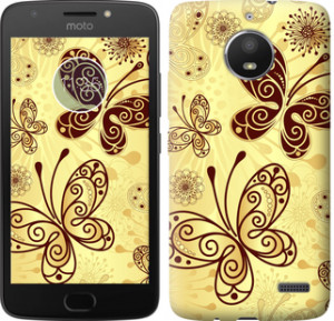 Чехол Красивые бабочки для Motorola Moto E4