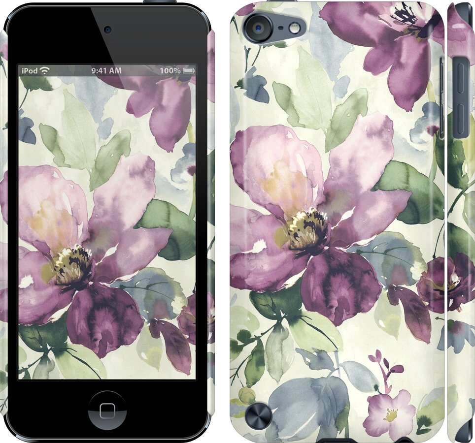 

Чехол Цветы акварелью для iPod Touch 5 296227