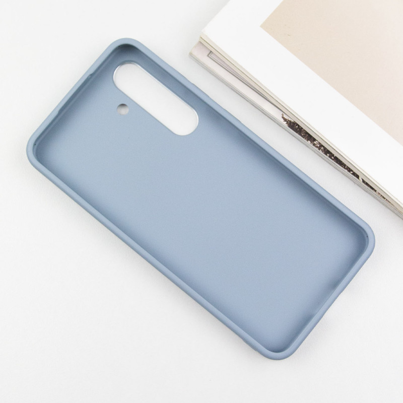 TPU чохол Bonbon Metal Style на Samsung Galaxy S24+ (Блакитний / Mist blue) в магазині vchehle.ua