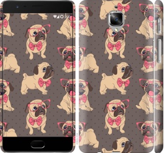 

Чехол мопсики 2 для OnePlus 3T 731813