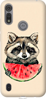 Чехол Енотик с арбузом для Motorola E6s