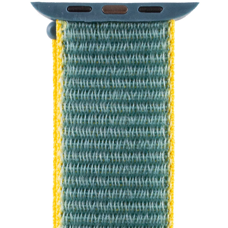 Фото Ремінець Nylon для Apple Watch 38/40/41/42mm(ser.10) (Жовтий / Bright Yellow) на vchehle.ua