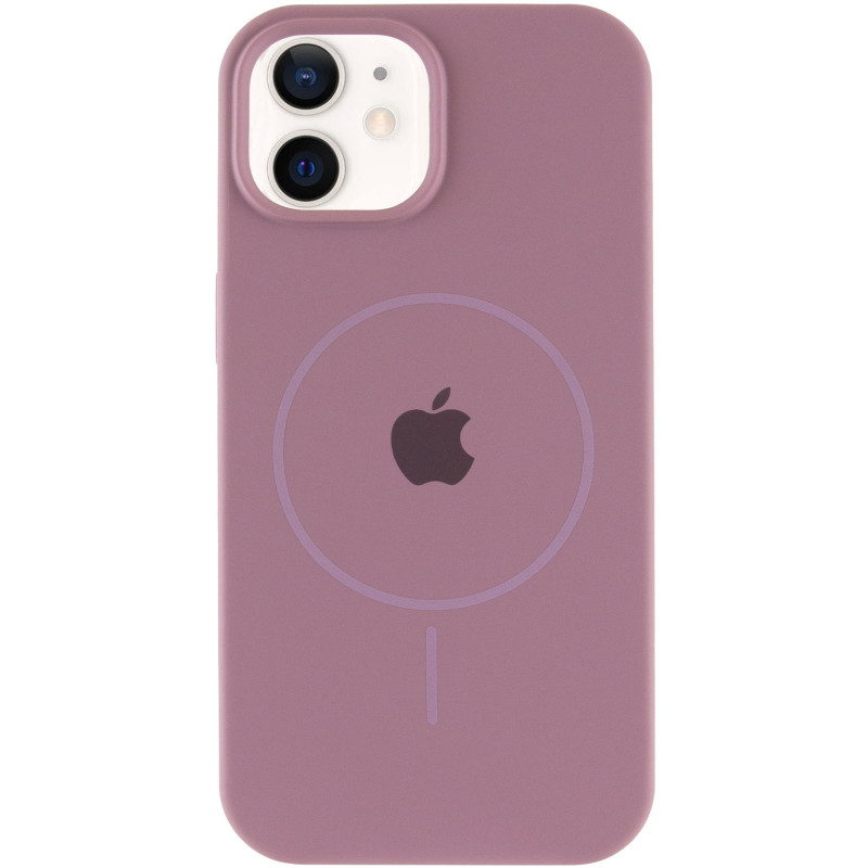 Фото Чехол Silicone Case Full Protective (AA) with Magnetic Safe для Apple iPhone 11 (6.1") (Лиловый / Lilac Pride) на vchehle.ua