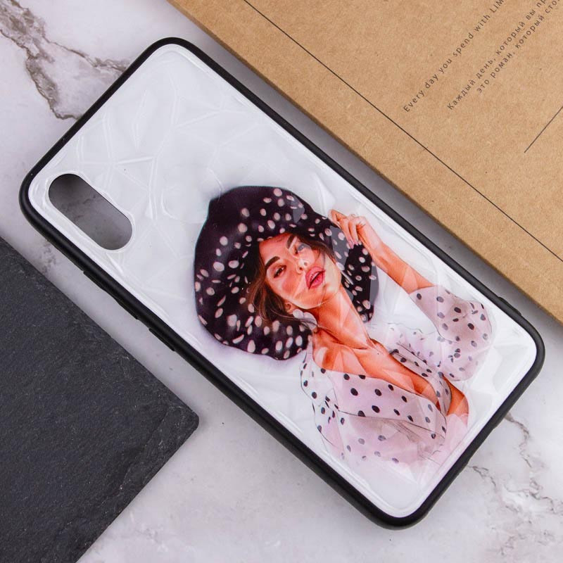 TPU+PC чехол Prisma Ladies для Xiaomi Redmi 7A (Girl in a hat) в магазине vchehle.ua